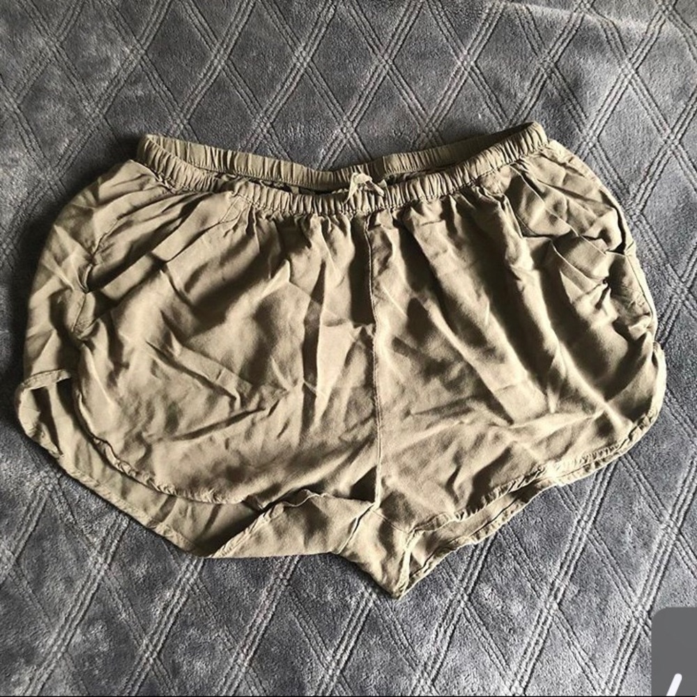 Green shorts